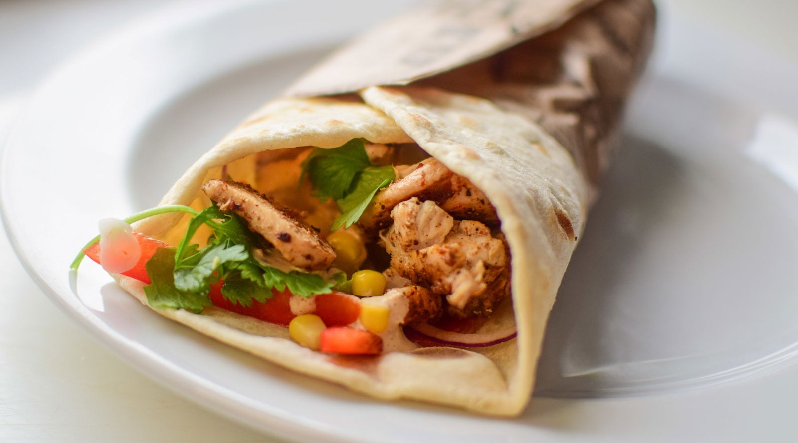 Innbakt Kebab Med Kebabkjott Eller Kylling